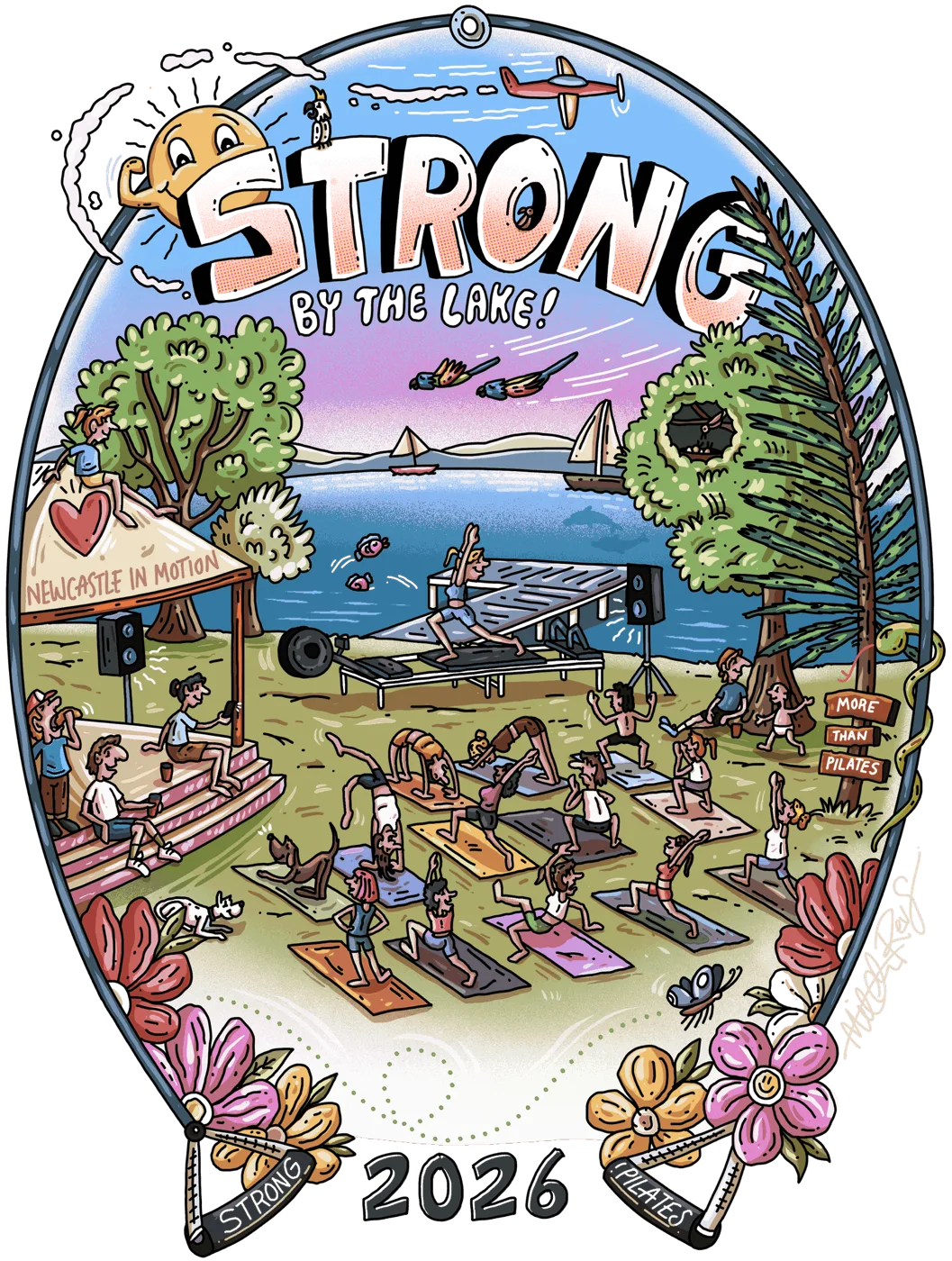 STRONG By The Lake 2026 - artwork by Mitch Revs